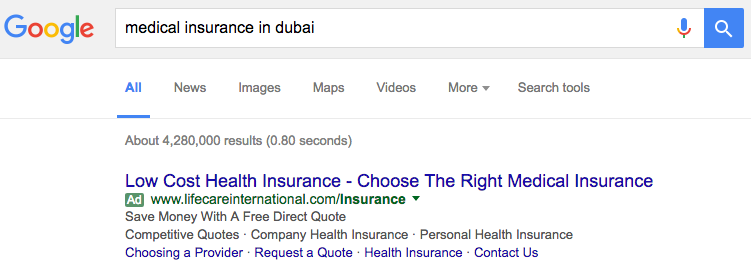 Increases Insurance Leads with Google dubai