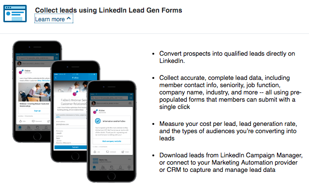 Linkedin Lead Ads