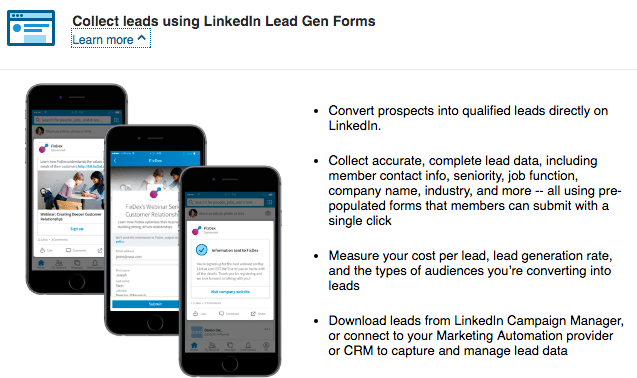 b2b linkedin ads