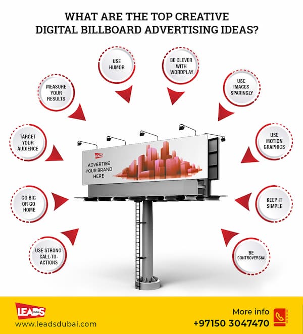 What are the top creative digital billboard advertising ideas