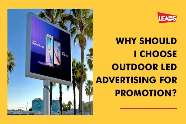 Outdoor led advertising promotion in Dubai