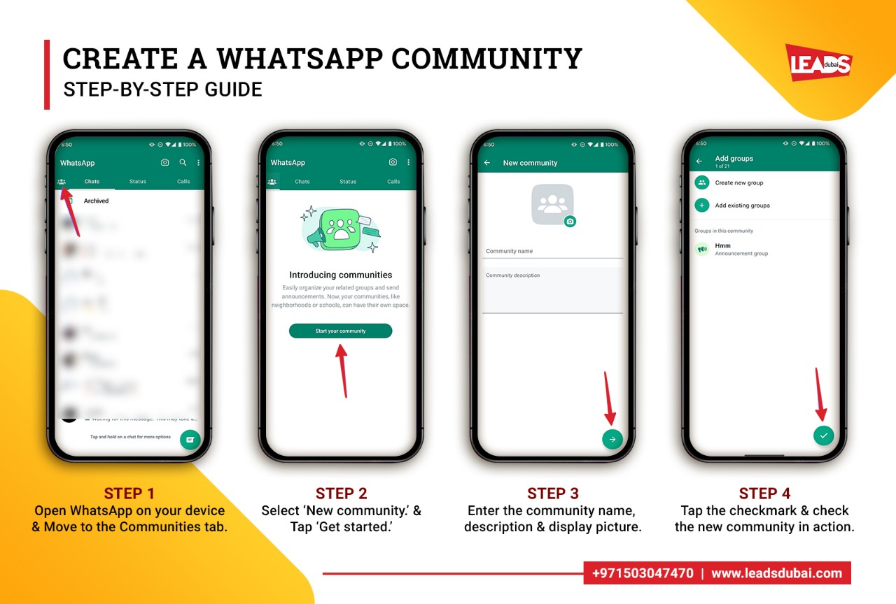 How to create a community on WhatsApp: A step-by-step guide - khondrion.com