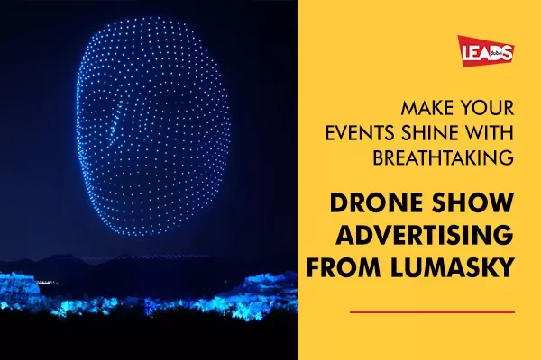 Drone Show Advertising From Lumasky