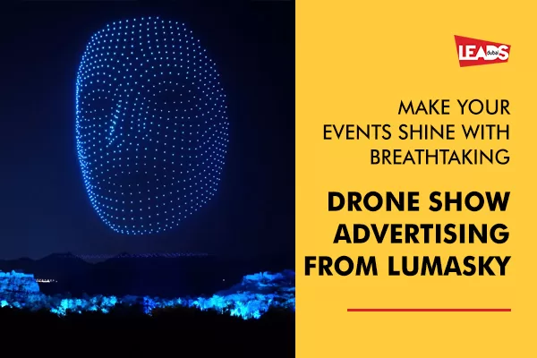 Make Your Events Shine with Breathtaking Drone Advertising Show From Lumasky