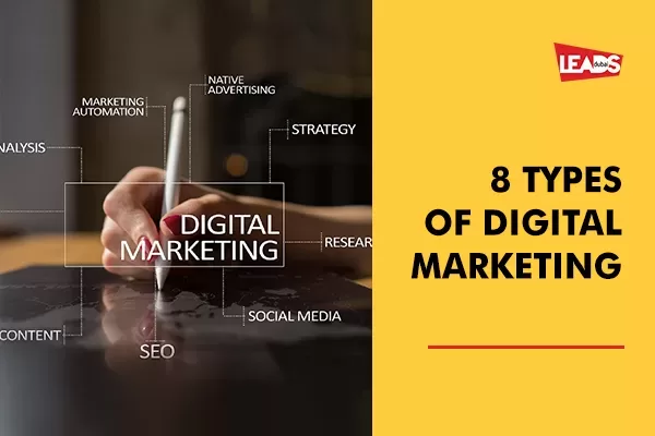 Visual Guide: 8 Types of Digital Marketing
