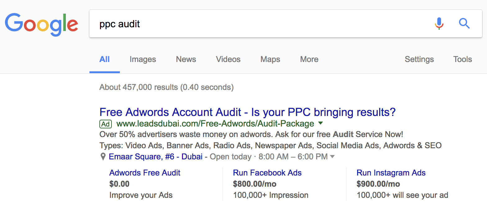 Adwords Audit