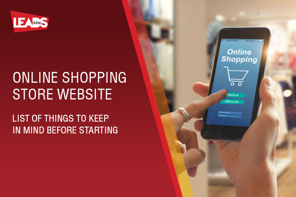Online Shopping Store website