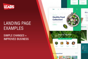 Landing Page Examples. Simple Changes = Improved Business